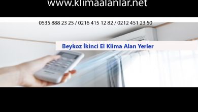 Beykoz İkinci El Klima Alan Yerler