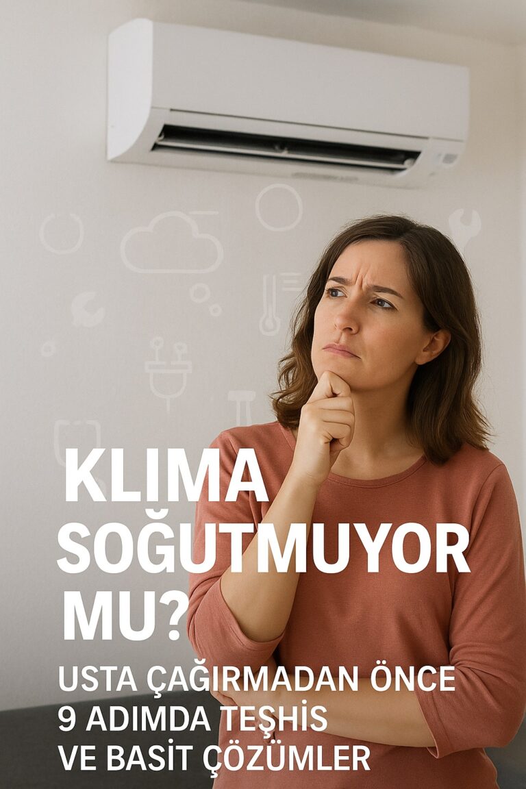 Klima Soğutmuyor mu? 9 Adımda Teşhis ve Basit Çözümler